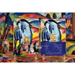 Franz Marc Blue Horse 1/1000 Oz Gold Coin 3000 Francs Chad 2024 GOLD AND SILVER BULLION