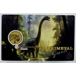 Brachiosaurus Dinosaur Primeval Giants 1/1000 Oz Gold Coin GOLD AND SILVER BULLION
