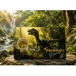 Velociraptor Dinosaur Primeval Giants 1/1000 Oz Gold Coin GOLD AND SILVER BULLION