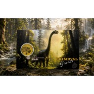 Brachiosaurus Dinosaur Primeval Giants 1/1000 Oz Gold Coin