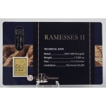 Ramesses II 1/1000 Oz .999 Gold in Coin card 3000 Francs Chad GOLD AND SILVER BULLION