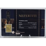 NEFERTITI 1/1000 Oz .999 Gold in Coin card  GOLD AND SILVER BULLION