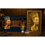 NEFERTITI 1/1000 Oz .999 Gold in Coin card  GOLD AND SILVER BULLION