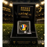 France Golden Football Jersey 1/1000 Oz Gold Coin