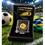 Brazil Golden Football 1/1000 Oz Gold Coin GOLD AND SILVER BULLION