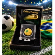 Brazil Golden Football 1/1000 Oz Gold Coin