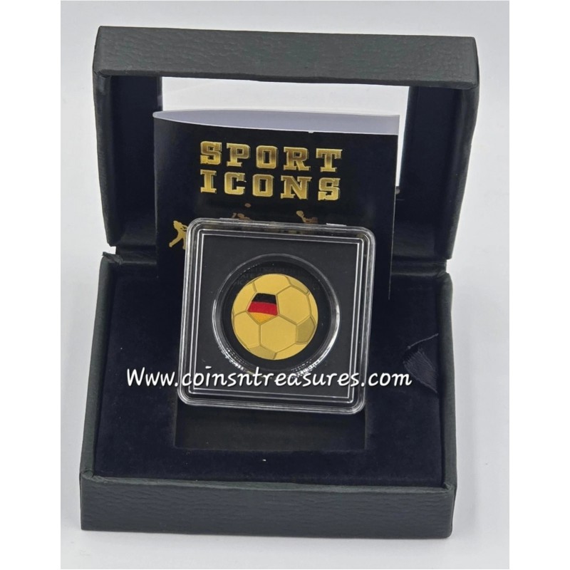 Germany Golden Football 1/1000 Oz Gold Coin GOLD AND SILVER BULLION
