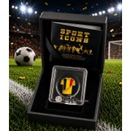 Belgium Golden Football Jersey 1/1000 Oz Gold Coin