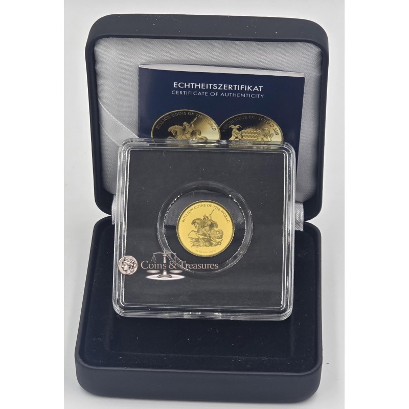 Bullions of the World Sovereign 1/500 Oz Gold 999 Coin GOLD AND SILVER BULLION