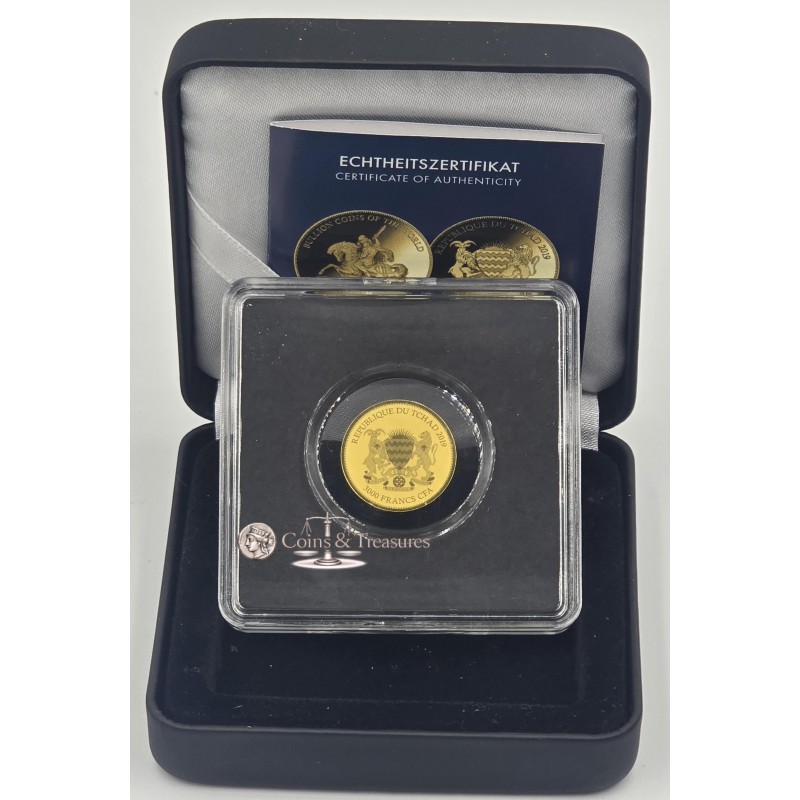 Bullions of the World Sovereign 1/500 Oz Gold 999 Coin GOLD AND SILVER BULLION