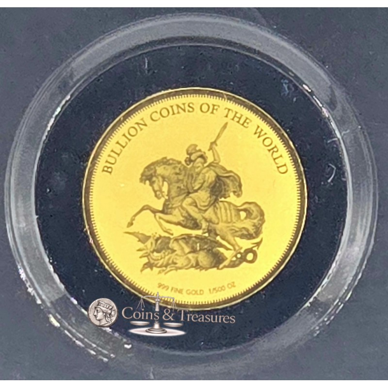 Bullions of the World Sovereign 1/500 Oz Gold 999 Coin GOLD AND SILVER BULLION