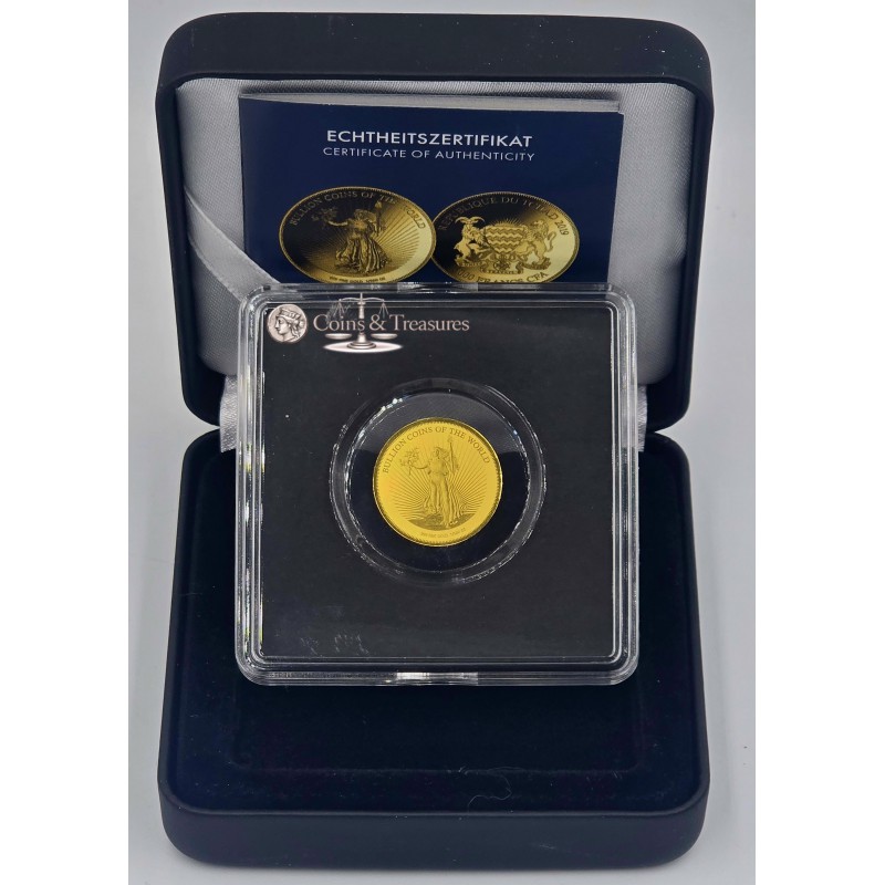 Bullions of the World Liberty 1/500 Oz Gold 999 Coin GOLD AND SILVER BULLION