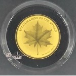 Bullions of the World Maple Leaf 1/500 Oz Gold 999 Coin GOLD AND SILVER BULLION