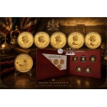 QE II Portraits on Sovereign 5 Coin collection 1/1000 999 Gold GOLD AND SILVER BULLION