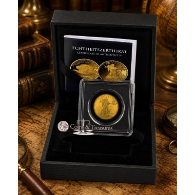 Bullions of the World Liberty 1/500 Oz Gold 999 Coin 