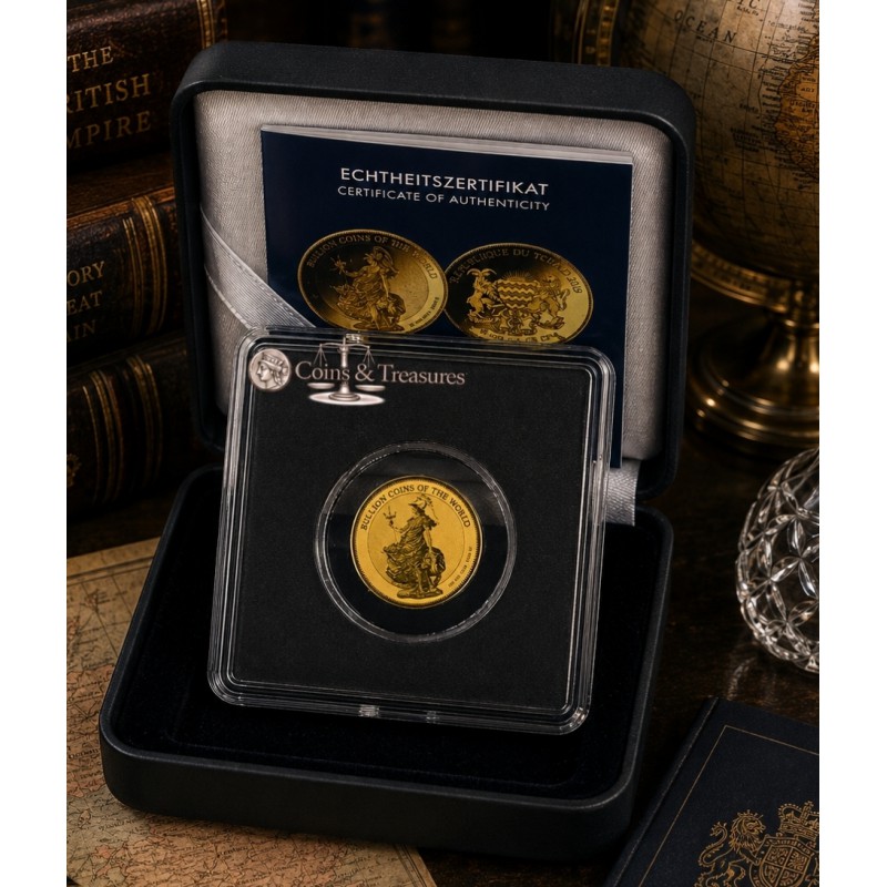 Bullions of the World Britannia 1/500 Oz Gold 999 Coin GOLD AND SILVER BULLION