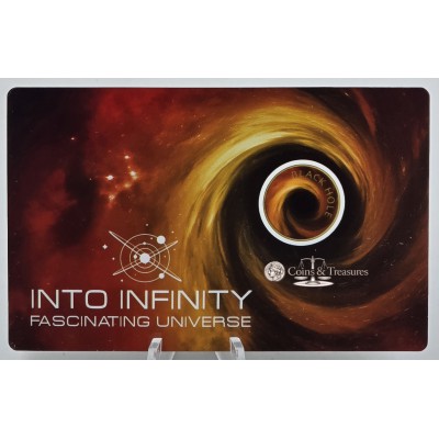 BLACK HOLE Space 1/1000 Oz Gold Coin 999