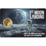 MOONLANDING 1/1000 Oz Gold Coin 3000 Francs Chad 2024 GOLD AND SILVER BULLION