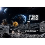MOONLANDING 1/1000 Oz Gold Coin 3000 Francs Chad 2024 GOLD AND SILVER BULLION