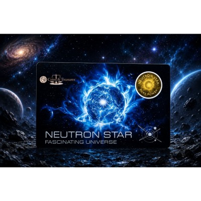 Neutron Star Space 1/1000 Oz Gold 999 Coin