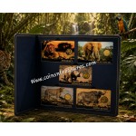 African Animals Big 5 collection 1/1000 Oz .999 Gold coins Album GOLD AND SILVER BULLION