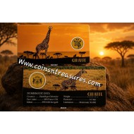 AFRICAN ANIMALS SERIES GIRAFFE 1/1000 Oz Gold Coin
