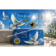 PEACE DOVE 1/1000 Oz Gold Coin 1000 Francs Gabon