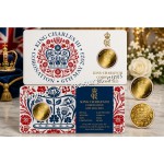 KING CHARLES CORONATION  1/1000 Oz .999 Gold in Coin card 2024 GOLD AND SILVER BULLION