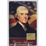 Presidents of the USA Thomas Jefferson 1/1000 Oz Gold Coin GOLD AND SILVER BULLION