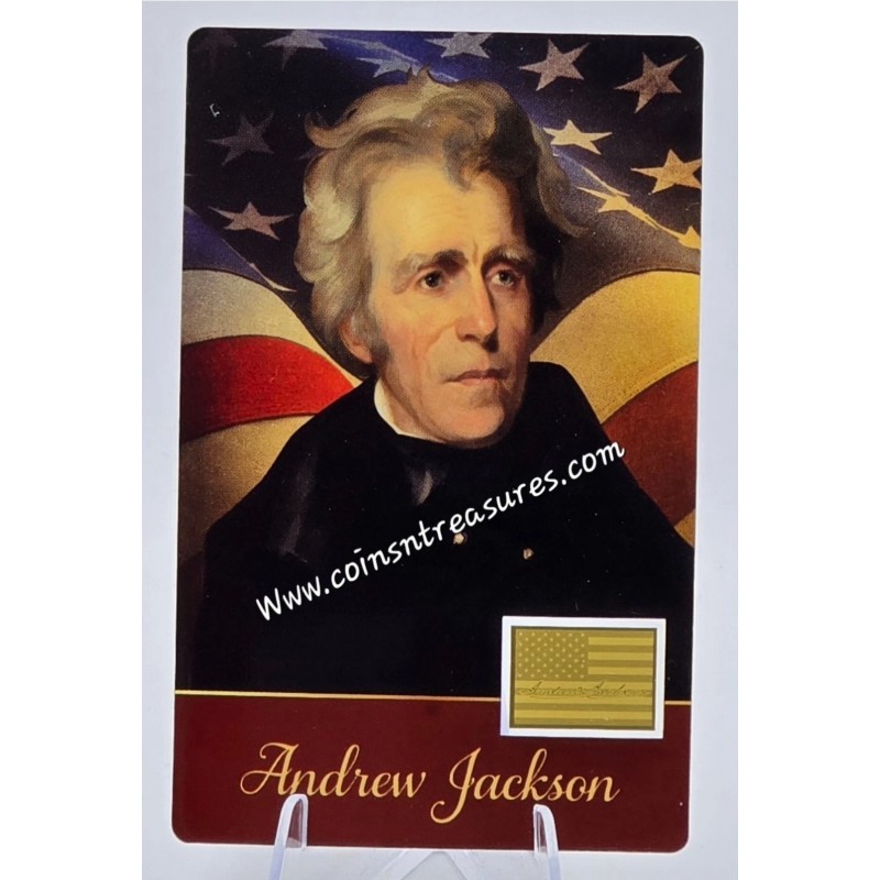Presidents of the USA Andrew Jackson 1/1000 Oz Gold Coin GOLD AND SILVER BULLION