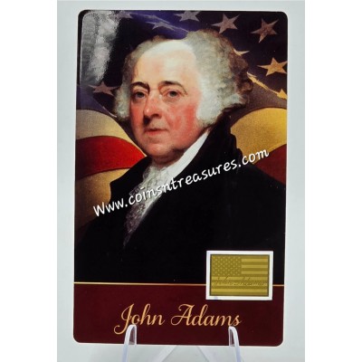 Presidents of the USA John Adams 1/1000 Oz Gold Coin