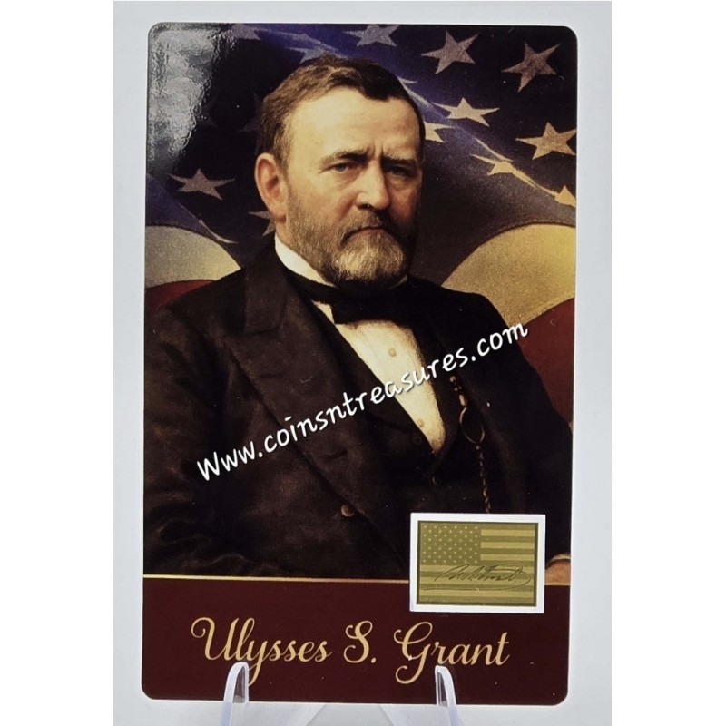 Presidents of the USA Ulysses S. Grant 1/1000 Oz Gold Coin GOLD AND SILVER BULLION