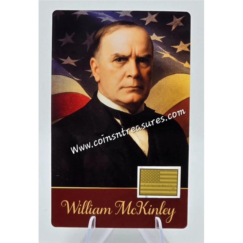 Presidents of the USA William McKinley 1/1000 Oz Gold Coin GOLD AND SILVER BULLION