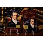 Presidents of the USA James Monroe 1/1000 Oz Gold Coin GOLD AND SILVER BULLION