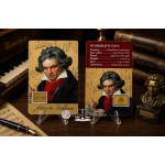 Beethoven Classical Composer 1/1000 Oz Gold Coin card GOLD AND SILVER BULLION