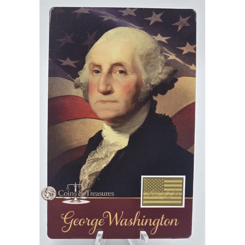 Presidents of the USA George Washington 1/1000 Oz Gold Coin GOLD AND SILVER BULLION