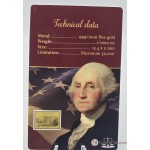 Presidents of the USA George Washington 1/1000 Oz Gold Coin GOLD AND SILVER BULLION