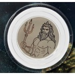 Poseidon 2026 Liberia 1/500 oz .999 Platinum Coin in Card GOLD AND SILVER BULLION