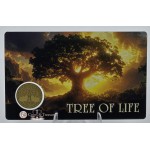 TREE OF LIFE 1/1000 Oz Gold Coin medal 999 card GOLD AND SILVER BULLION