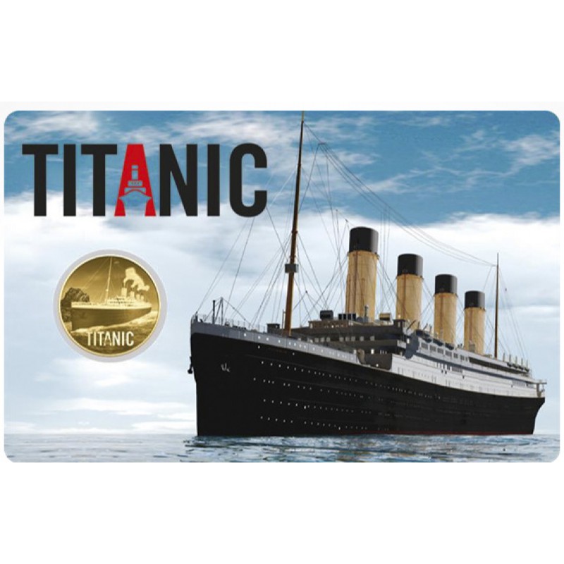 TITANIC 111th Anniversary 1/1000 Oz Gold Coin 999 GOLD AND SILVER BULLION