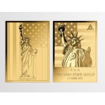 USA Statue of Liberty 1/1000 Oz 999 Gold in Coin card 2026 GOLD AND SILVER BULLION