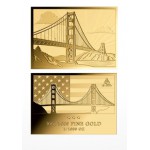 USA Golden Gate Bridge 1/1000 Oz 999 Gold in Coin card 2026 GOLD AND SILVER BULLION