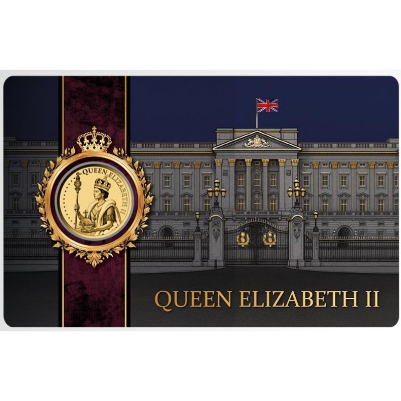 Queen Elizabeth II 1/1000 Oz 999 Gold in Coin card 2026 GOLD AND SILVER BULLION