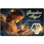 GUARDIAN ANGEL IV 1/1000 Oz .999 Gold in Coin card  GOLD AND SILVER BULLION