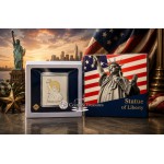 Statue Of Liberty Gold Plated 2026 Proof coin Samoa WORLD COINS