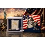 Statue Of Liberty Gold Plated 2026 Proof coin Samoa