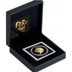 ROSE 1/1000 Oz Gold Coin 3000 Francs Chad 2023 Prooflike GOLD AND SILVER BULLION