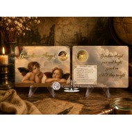 GUARDIAN ANGEL II 1/1000 Oz .999 Gold in Coin card 2024