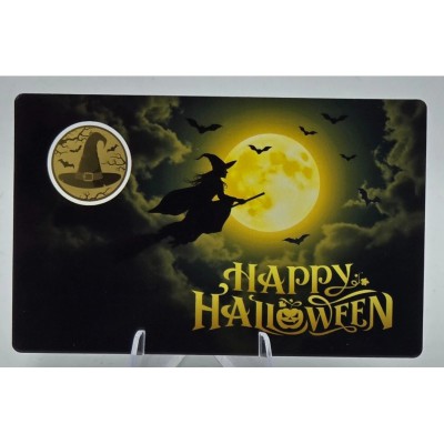 HALLOWEEN WITCH 1/1000 Oz Gold .999 Coin Chad