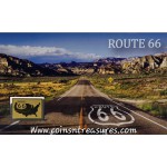 USA Route 66 1/1000 Oz .999 Gold in Coin card 2026 GOLD AND SILVER BULLION